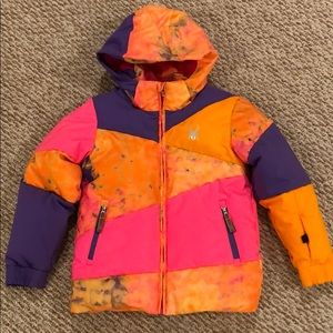 Spyder ski jacket for girls size:6